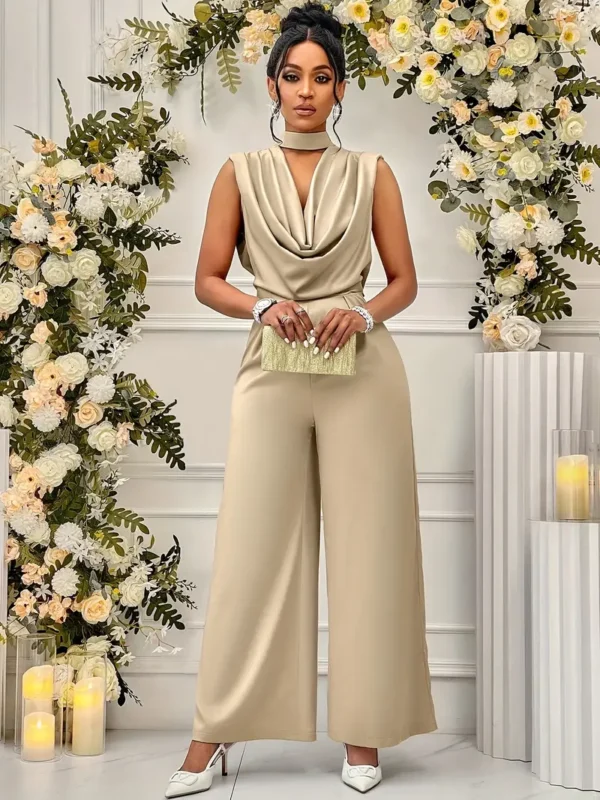 Sleeveless Wide-Leg Jumpsuit (Copy)